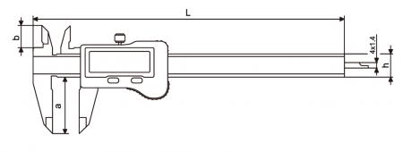 Preview: Digital-Messschieber - IP67, ABS-System